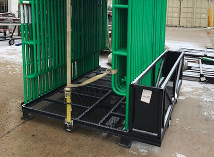 Star Industries Scaffold Pallet | Holds 25 Frames | Width 5.5′