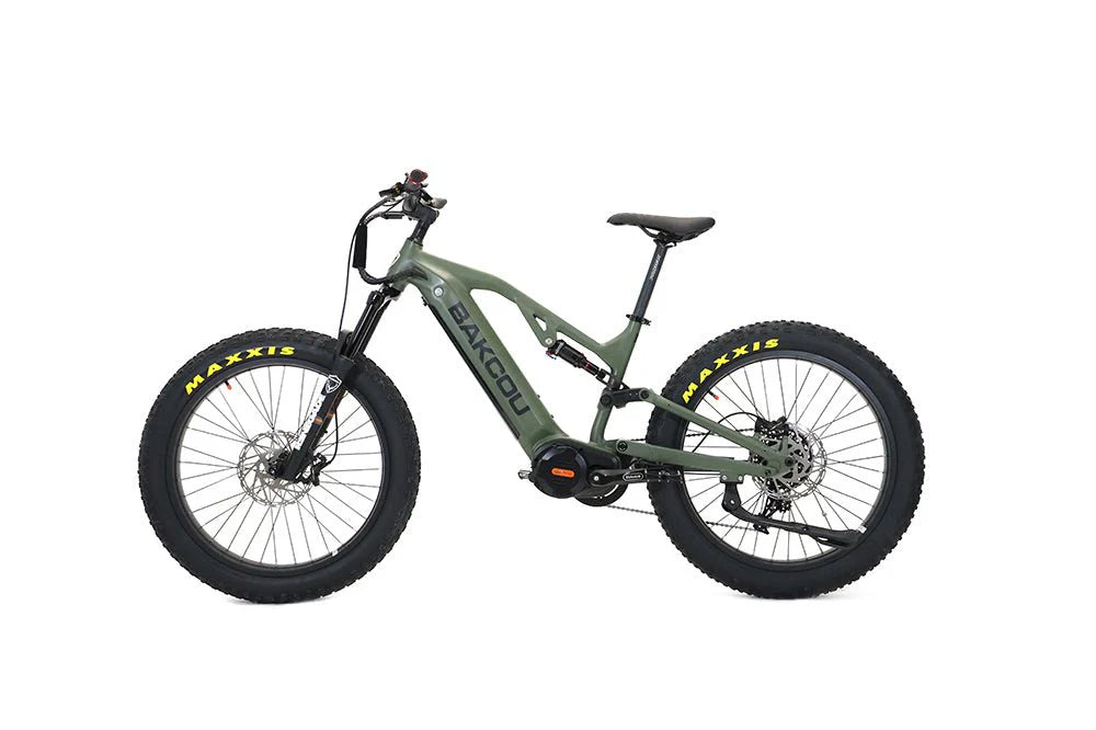 Bakcou Scout Fat Tire Electric Bike | Standard Shifting Options | Battery 48 Volt Lithium-Ion