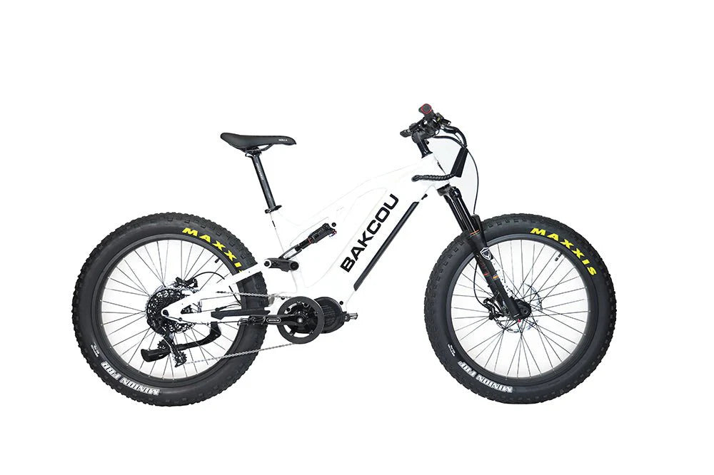 Bakcou Scout Fat Tire Electric Bike | Standard Shifting Options | Battery 48 Volt Lithium-Ion