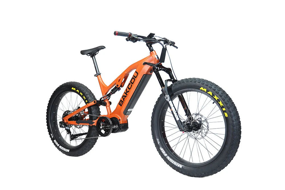 Bakcou Scout Fat Tire Electric Bike | Standard Shifting Options | Battery 48 Volt Lithium-Ion