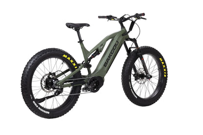 Bakcou Scout Jäger Fat Tire Electric Bike | Up-To 65 Miles Single Charge | 11-Speed Gear Ratio