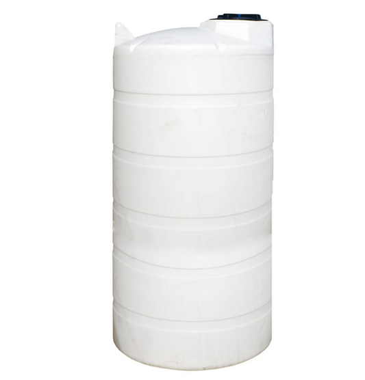 Norwesco 6500 Gallon Plastic Vertical Liquid Storage Tank without Fittings in White