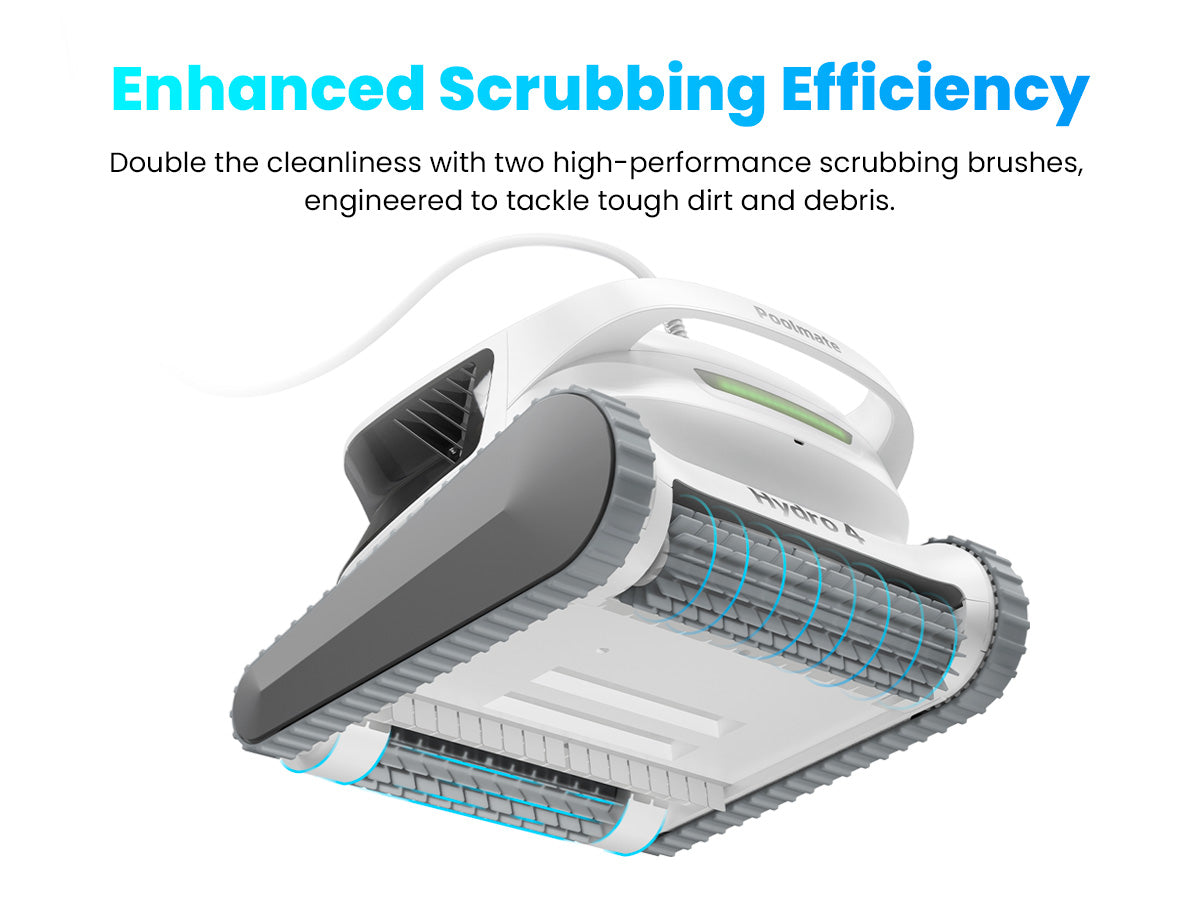 Chasing Cleaner Hydro 4 Corded Robotic Pool Cleaner | Pool Size 1,614 Sq.ft | Flow Rate 320 L/min
