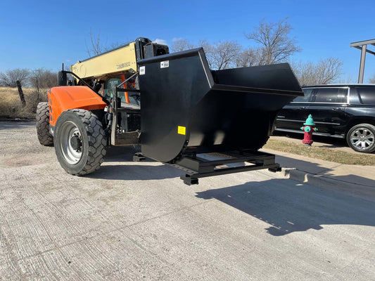 Star Industries Self-Dump Hopper | Model 1805N To 1825 | Capacity 4,000 To 6,000 lb | For Forklifts & Telehandlers