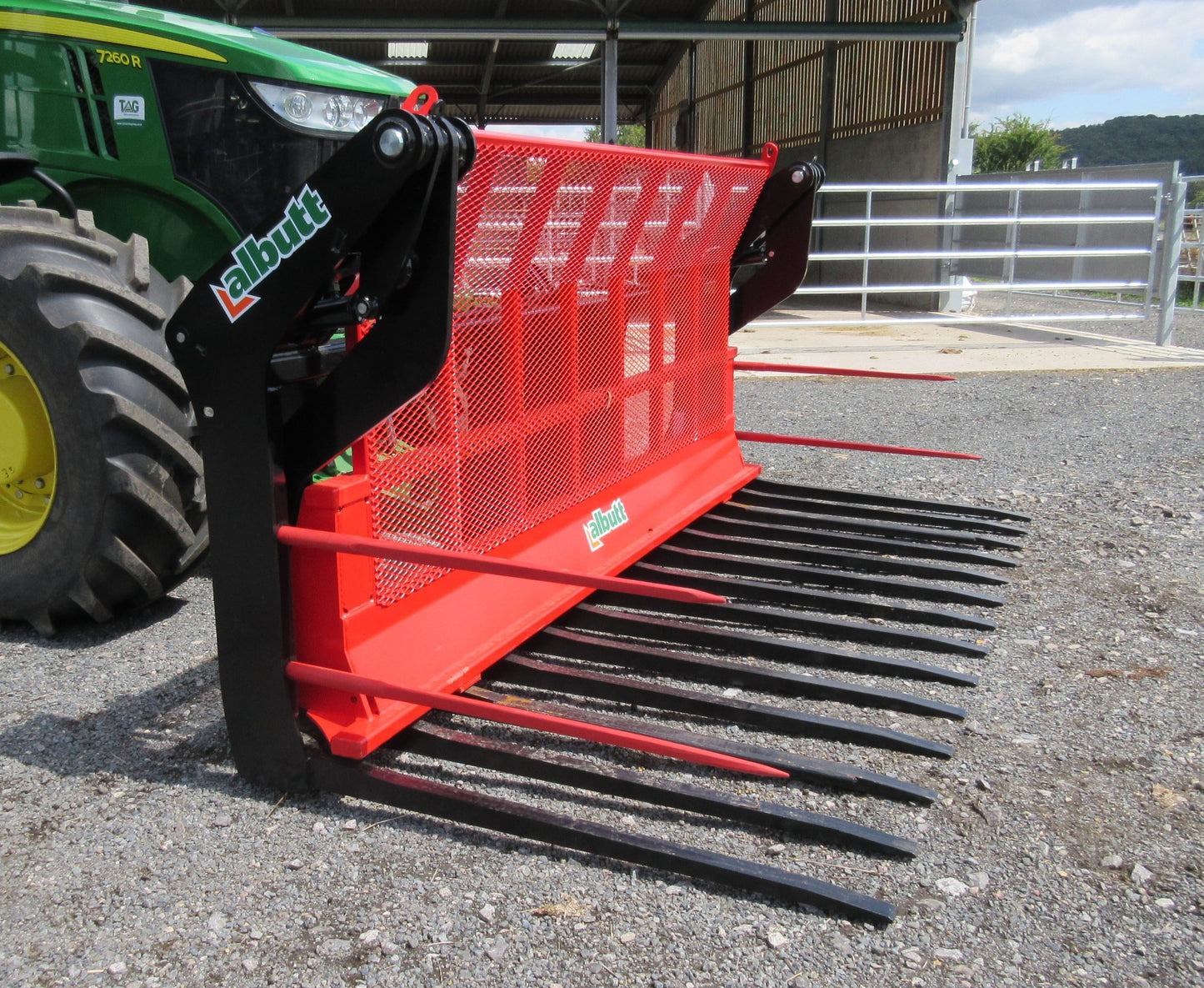 Buckrakes 14' Ft HD Hardox Buckrake | Capacity 8.77 Cubic Meter | Weight 2304 Kgs | For Tractors