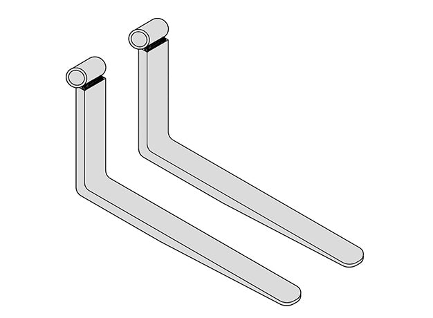 Star Industries Replacement Shafts For Shaft Mounted Fork Carriages | Models FP20048 To FP22572 | Shaft Diameter 2.0" & 2.25" | Length 48"–79" | For Telehandlers & Rough Terrain Forklifts