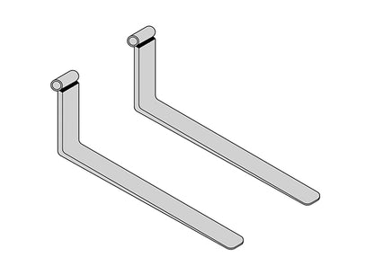 Star Industries Replacement Shafts For Shaft Mounted Fork Carriages | Models FP20048 To FP22572 | Shaft Diameter 2.0" & 2.25" | Length 48"–79" | For Telehandlers & Rough Terrain Forklifts