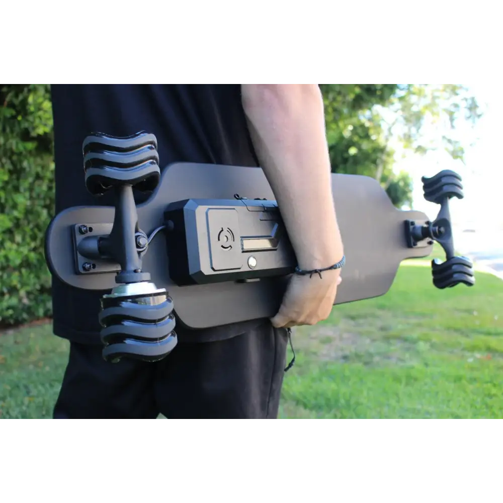 Shark Wheels Electric Recharge & Power Longboard | Wheel Size 80mm | Top Speed 17 -25 MPH | Range 7 - 20+ Miles
