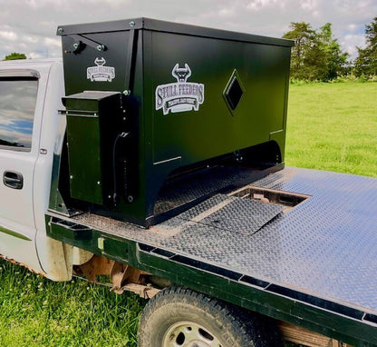 Stull Feeders Grain/Cube Auger Feeders | Model 1100, 1200, 1600 & 2100 LB | 12V | Up To 25 HP | For Truck