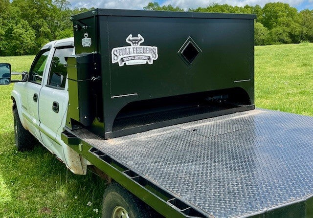 Stull Feeders Grain/Cube Auger Feeders | Model 1100, 1200, 1600 & 2100 LB | 12V | Up To 25 HP | For Truck