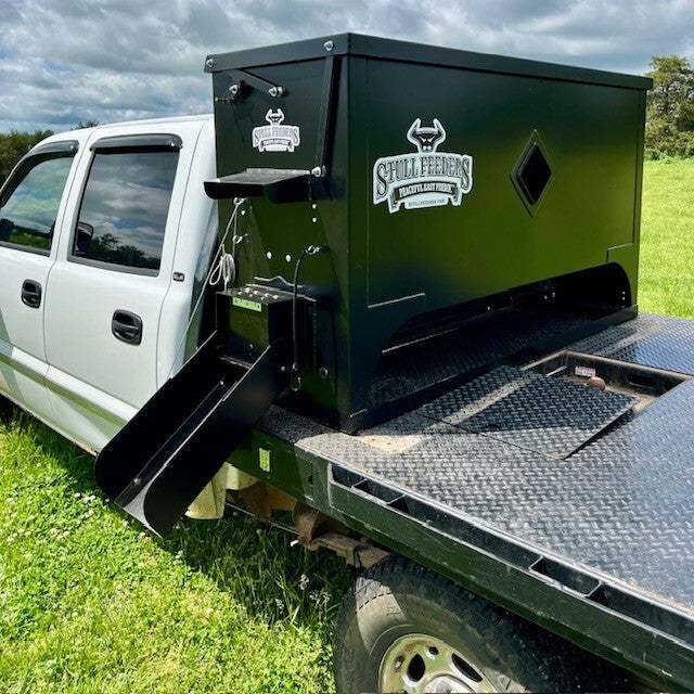 Stull Feeders Grain/Cube Auger Feeders | Model 1100, 1200, 1600 & 2100 LB | 12V | Up To 25 HP | For Truck