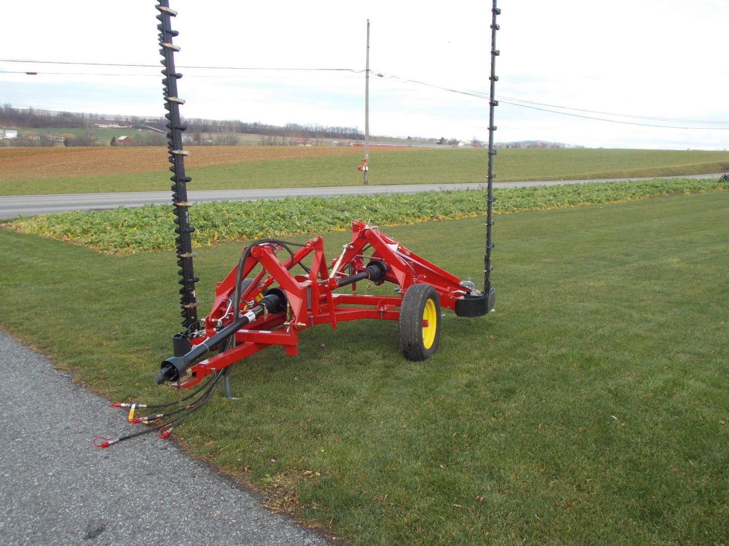 I&J Twin Mower | Model 706 | 18 ft Width | Heavy-Duty Twin 9 ft Bars | 150 To 200 HP | For Tractor