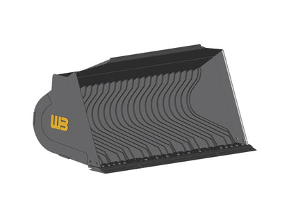 Werk-Brau Skeleton Rock Loader Bucket | Width 100" To 124" | 2.00–5.50 yd³ | 15–40 GPM | For Wheel Loaders
