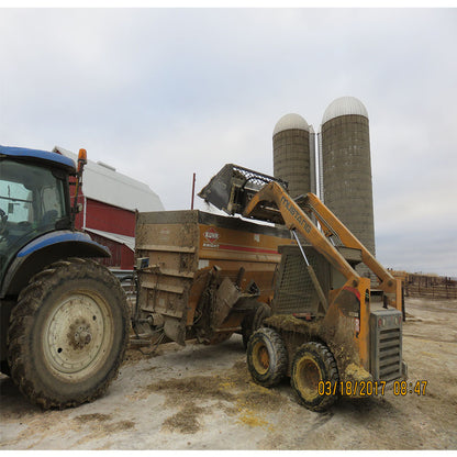 Paladin High Dump Bucket Couplers And BOE | 60"-96" Cutting Width | 15-25 GPM | For Skid Steer