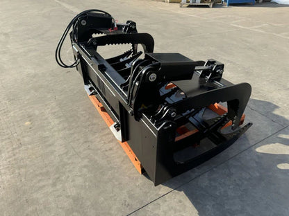 Bedrock Attachments Grapple Rake | Width 84" | Model SKGRR-84 | Hydraulic Flow Range: 15-25 GPM | For Skid Steer