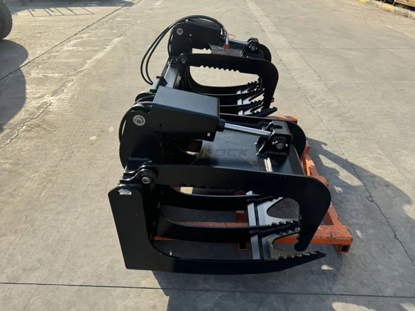 Bedrock Attachments Grapple Rake | Width 84" | Model SKGRR-84 | Hydraulic Flow Range: 15-25 GPM | For Skid Steer
