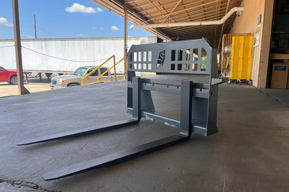 Solesbee’s Heavy-Duty Pallet Forks | SPF Series | Tine Length 48"-72" | Hydraulic Flow Range 15 – 25 GPM | For Skid Steers
