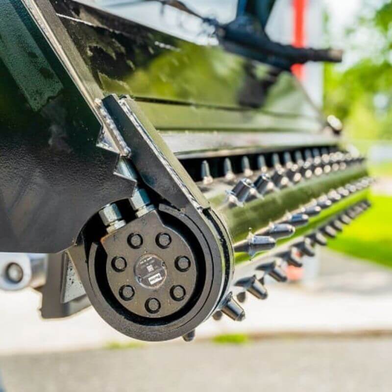 McLaren Industries Power Rake Bucket | Model 60X833X66 To 60X833X84 | Width 66" To 84" | 15 To 25 GPM | For Skid Steer