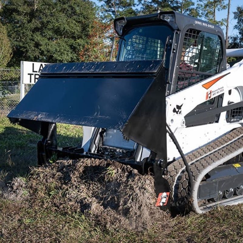 McLaren Industries 4-in-1 Bucket | Model 60X804X60 To 60X804X84 | Width 60" To 84" | 15 To 25 GPM | For Skid Steer