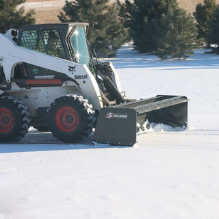 McLaren Industries Snow Pusher Box | Model 60X408X02 | Width 102" | 15 To 25 GPM | For Skid Steer