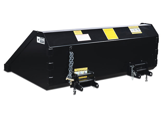 Star Industries Heavy Duty Forklift Bucket | Models 1460 To 1496HC | Width 60" To 95" | For Extendable-Reach Forklifts