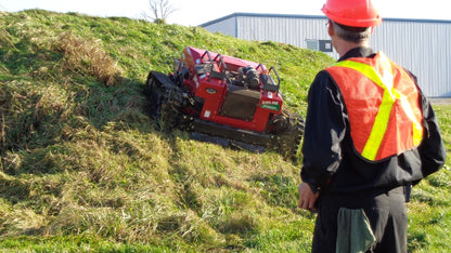 Progressive Turf Equipment Inc. Remote Controlled Steep Slope Mower | Model SLOPE-PRO | Cutting Width 52" | 26 HP Kohler EFI | Commercial Remote Mower
