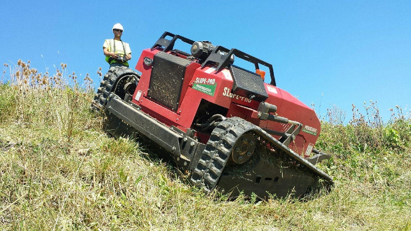 Progressive Turf Equipment Inc. Remote Controlled Steep Slope Mower | Model SLOPE-PRO | Cutting Width 52" | 26 HP Kohler EFI | Commercial Remote Mower