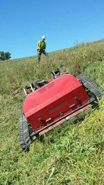 Progressive Turf Equipment Inc. Remote Controlled Steep Slope Mower | Model SLOPE-PRO | Cutting Width 52" | 26 HP Kohler EFI | Commercial Remote Mower