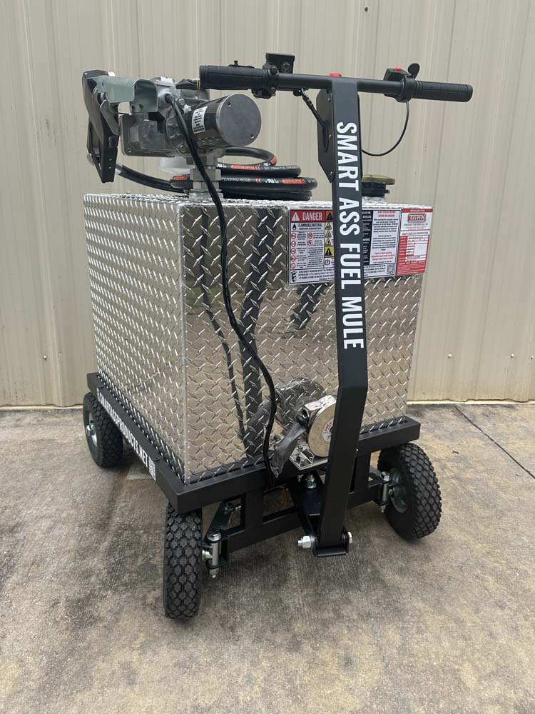 Smart Ass Fuel Mule Flatlander - Aviation Edition | 70 Gallon Motorized Fuel Bowser