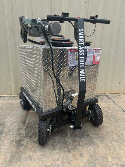Smart Ass Fuel Mule Flatlander - Aviation Edition | 70 Gallon Motorized Fuel Bowser