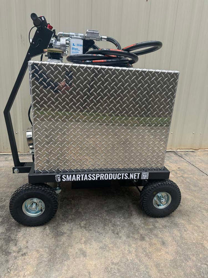 Smart Ass Fuel Mule Flatlander - Aviation Edition | 70 Gallon Motorized Fuel Bowser
