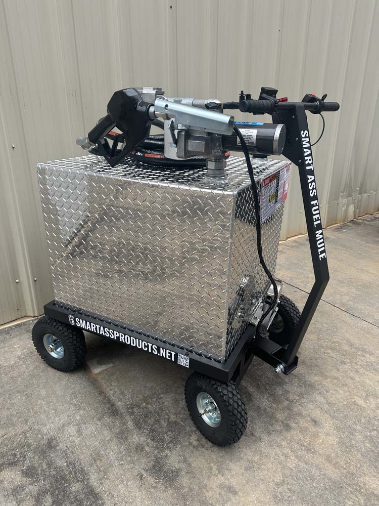 Smart Ass Fuel Mule Flatlander - Aviation Edition | 70 Gallon Motorized Fuel Bowser