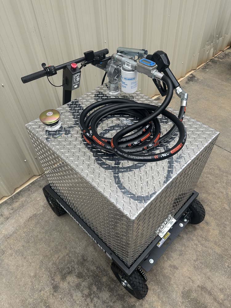 Smart Ass Fuel Mule Flatlander - Aviation Edition | 70 Gallon Motorized Fuel Bowser