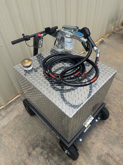 Smart Ass Fuel Mule Flatlander - Aviation Edition | 70 Gallon Motorized Fuel Bowser