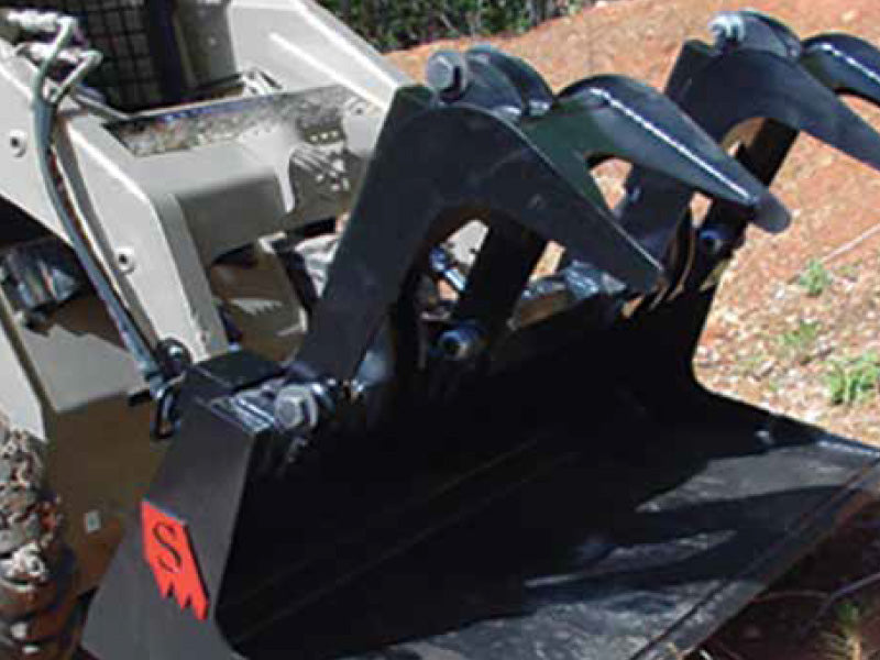 Solesbee's SBG 72" & 84" Width Heavy Duty Skid Steer Bucket Grapples For Skid Steer