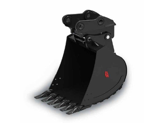 Solesbee's Quick Coupler T-Pin Bucket | Model QB30 | Widths 12"-36" | 7–9 Ton | For Excavators