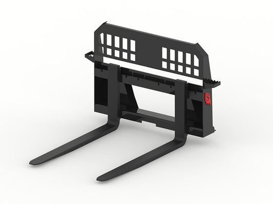 SOLESBEE'S SPF 48", 60" & 72" WIDTH HEAVY DUTY SKID STEER PALLET FORKS FOR SKID STEER