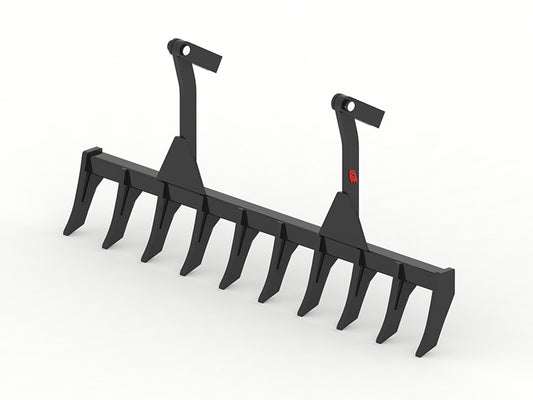 SOLESBEE'S 9', 10', 11', 12', 13' & 14' WIDTH PIN-ON DOZER RAKES FOR DOZER