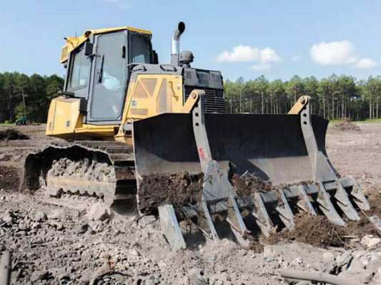 Solesbee’s | Brush Guard Dozer Rake | Model SRBG Series | Width 8' To 11' Feet | Heavy-Duty Teeth | C-Frame & Pin-On Mount | For Dozers