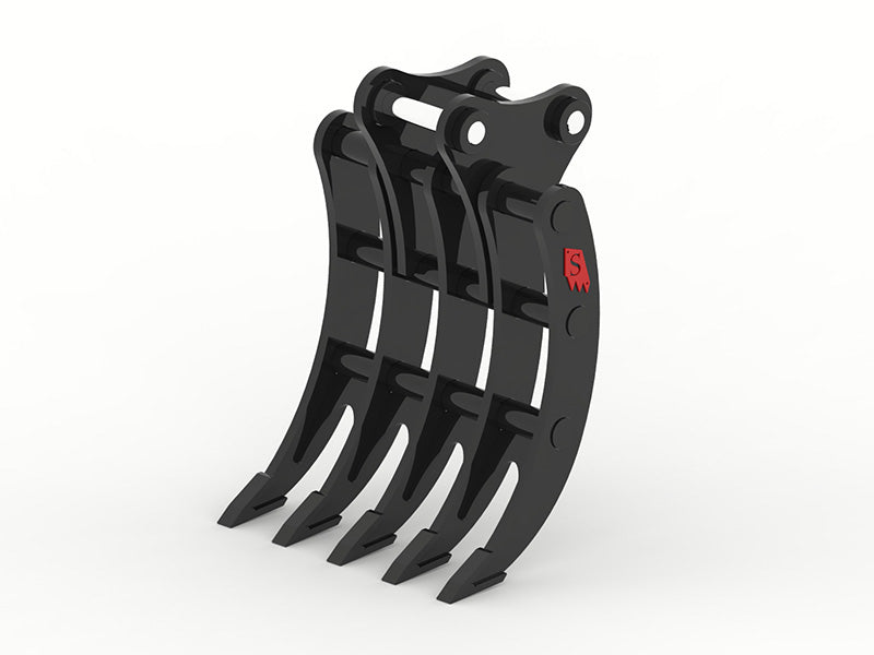 Solesbee's Excavator Rakes with Hydraulic Thumb for Excavator