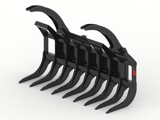 Solesbee's 93", 97", 110" & 120" Width Top Clamp Loader Rakes Assembly For Loaders