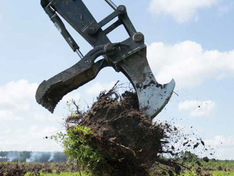 SOLESBEE'S EXCAVATOR STUMP PULLER WITH TWO SHANKS FOR 14-79K LB EXCAVATOR