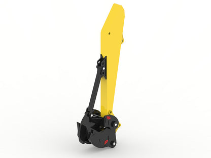 SOLESBEE'S WOOD SHEAR WITH HYDRAULICALLY CONTROLLED CUTTING JAWS FOR EXCAVATOR