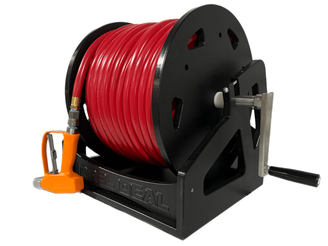 SESW Pro-Grade Softwash Bundle | 24V | Sweet16 Super Pump + Batch Buster + Hose Reel