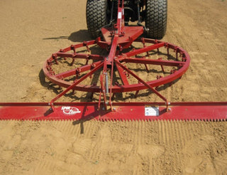 TurfTime All-Purpose Spin Groomers | Rake Size 5', 6' & 7' | Adjustable Depth 1"-4" | For Tractors