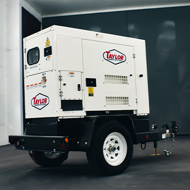 Taylor Power System Trailer Mounted Mobile Generator | Model TM-25 | Horsepower 40 HP | Standby Power 25kW