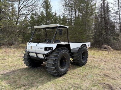 Swamp Rider SR‑V ROPS | 2‑Seat Amphibious Vehicle | Width 7.7' | 24.8 HP Diesel | Automatic Transmission