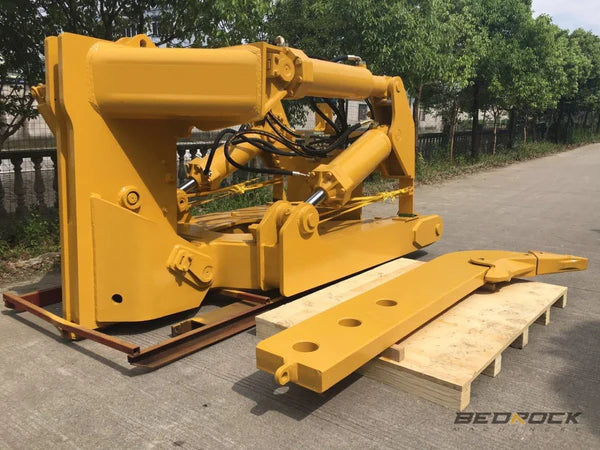 Bedrock Attachments Heavy-Duty SS Ripper | Model BR01 | Width: 1.85m | Weight: 7.2 Ton | For Bulldozer