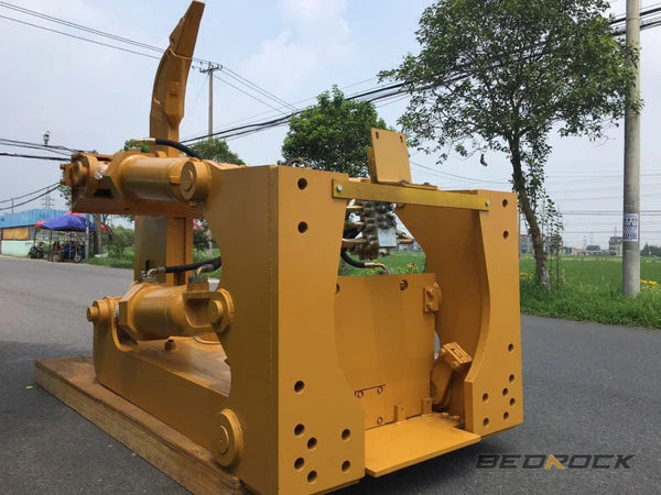 Bedrock Attachments Heavy-Duty SS Ripper | Model BR04 | Width: 57.1" | Weight: 4.5 Ton | For Bulldozer
