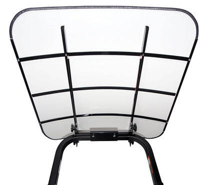 Swisher Femco TuffTop White Sunshade | Model SS4444W | 44" x 44" Canopy | UV-Protected Thermoplastic Frame | Horsepower 8 To 20 HP | For Tractors & R.O.P.S. Equipped Zero Turn Mowers